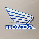 Honda vleugel embleem voor tank, rechterkant