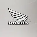 Emblema Honda Wing serbatoio, lato destro