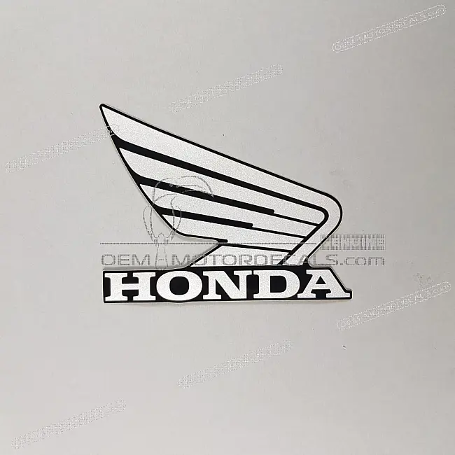 Honda CBR500R Emblema Honda Wing para depósito de combustible, lado derecho, OEM 86201MJWDR0ZD