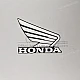 Honda CBR500R Kraftstofftank Honda Wing Emblem Rechte Seite OEM 86201MJWDR0ZD