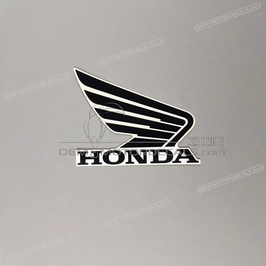 Honda CBR500R Brandstof tank Honda Wing sticker Rechterkant OEM 86201MJWDR0ZE