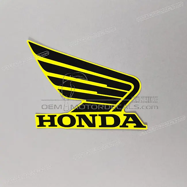 Emblema Wing Honda CB500F per serbatoio lato destro OEM 86201MJWJ00ZE Grafica originale di fabbrica per un montaggio preciso