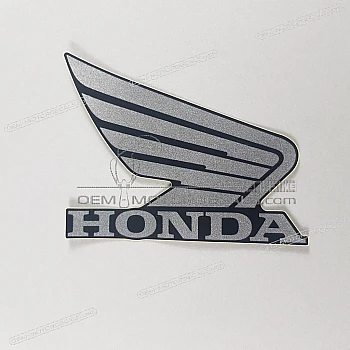 Fuel tank Honda Wing emblem, right side