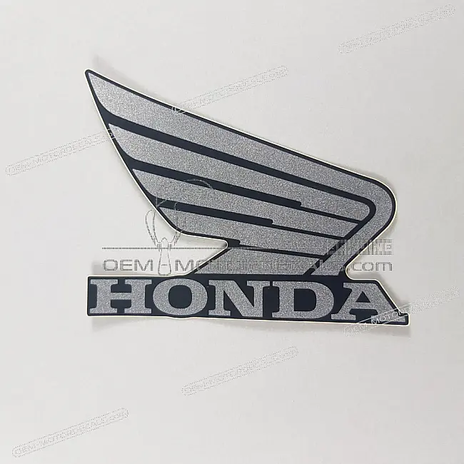 Emblema Honda Wing para depósito Honda CBR500R, lado derecho, OEM 86201MJWJ00ZJ