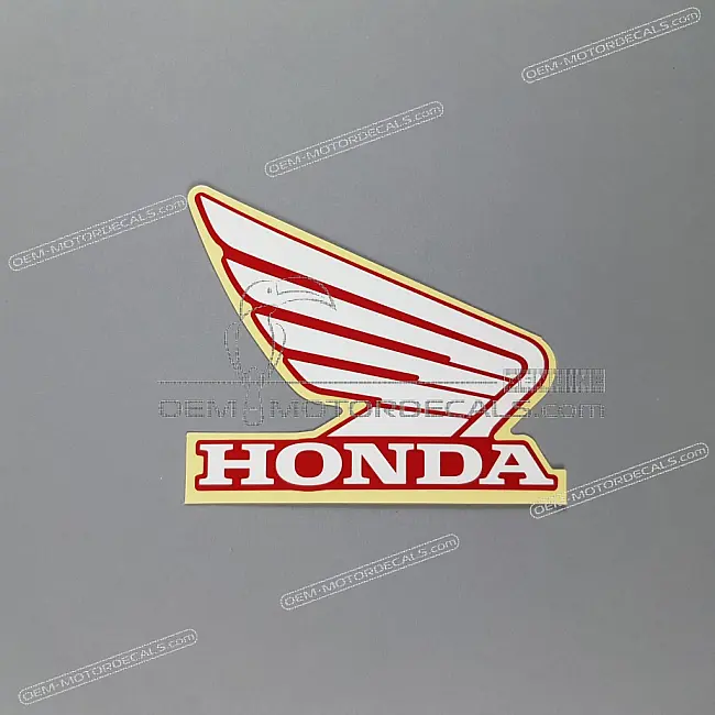 Honda CBR650R Naklejka Honda Wing na zbiornik paliwa prawa strona OEM 86201MKND50ZA