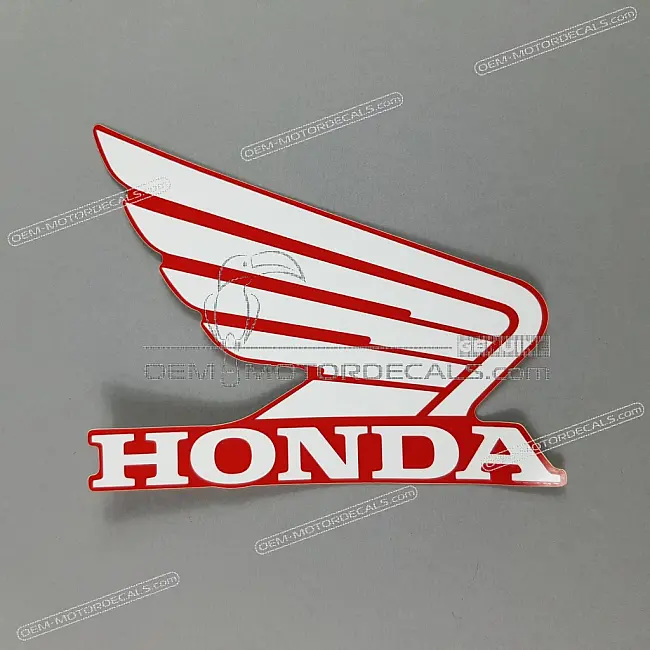 Honda CBR500R Kraftstofftank Flügel-Aufkleber Emblem rechte Seite OEM 86201MKPJ00ZC