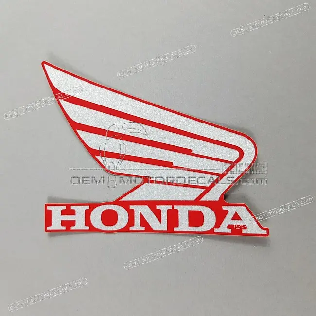 Honda CB500F fuel tank Honda Wing emblem right side genuine factory OEM 86201MKPJ40ZC