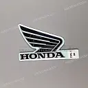 Emblema Honda con ala para carenado, lado derecho