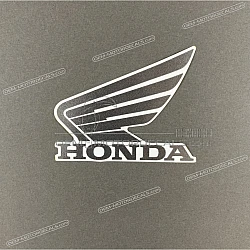 Fuel tank wing emblem, left side