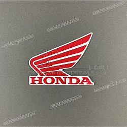 Fuel tank wing emblem sticker, left side