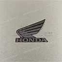 Zijkap Honda Wing embleem, linkerkant
