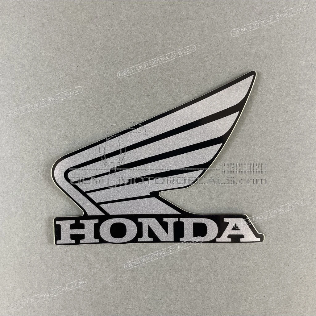 Honda CB125R Emblema de ala Honda, lado izquierdo OEM 86202K98E00ZD