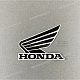 Honda CB125R Linker Flügel Honda Wing Logo Emblem linke Seite OEM 86202K98E50ZB