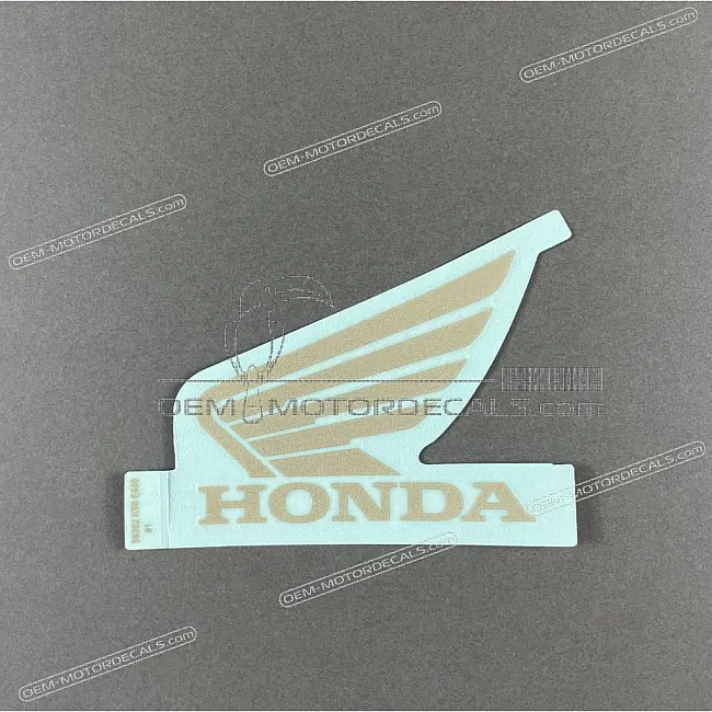 Honda CB125R Emblème Honda Wing pour écope de radiateur gauche, côté gauche OEM 86202K98E60ZD