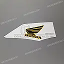 Emblema Honda Wing de carenado izquierdo, lado izquierdo