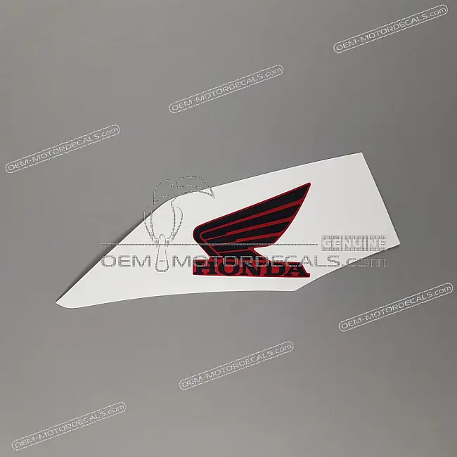 Honda CB125F Lewa Owiewka Emblemat Logo Honda Wing Lewa Strona Oryginalny OEM 86202KPNE00ZD
