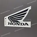 Naklejka na lewą owiewkę Honda Wing, lewa strona