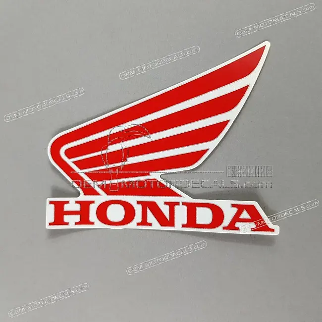 Autocollant logo Honda 'wing' pour réservoir CB500F côté gauche OEM 86202MGZJ00ZC