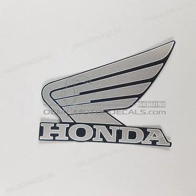 Honda CB500X Adesivo logo ad ala carenatura lato sinistro OEM 86202MGZJ80ZB