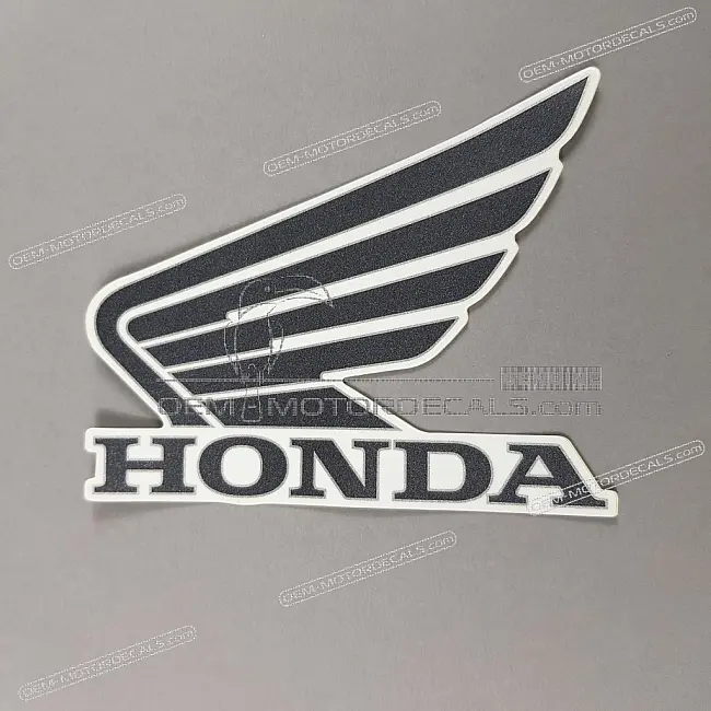 Honda CBR650F Fuel Tank Honda Wing Logo Graphic Decal Left Side OEM 86202MJED00ZA