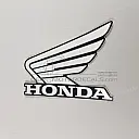 Pegatina Honda Wing para depósito de combustible, lado izquierdo