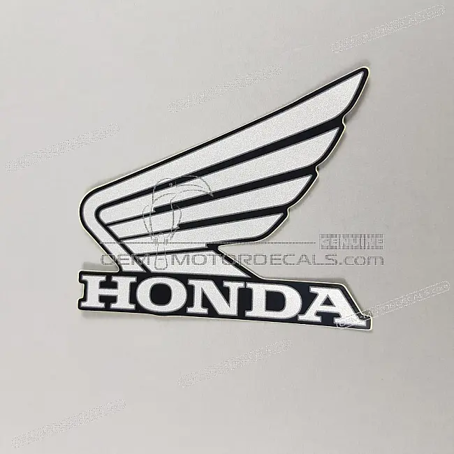Autentico adesivo logo Honda Wing per serbatoio Honda CBR650F OEM 86202MJED00ZC Grafica di fabbrica