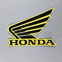 Naklejka Honda Wing na zbiornik, lewa strona