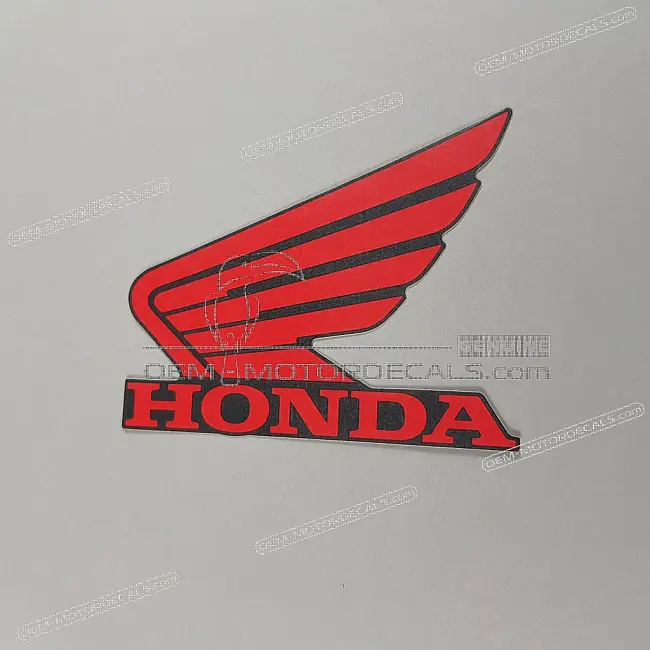 Honda CBR650F Serbatoio Carburante Emblema Ala Honda Sinistro OEM 86202MJEDD0ZC