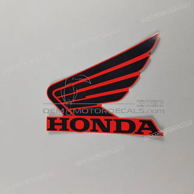 Honda CBR650F Bak paliwa Logo Honda Wing Lewa strona OEM 86202-MJE-D00ZD