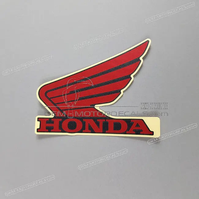 Adesivo logo Honda Wing per serbatoio Honda CB650F, lato sinistro OEM 86202MJEG00ZA