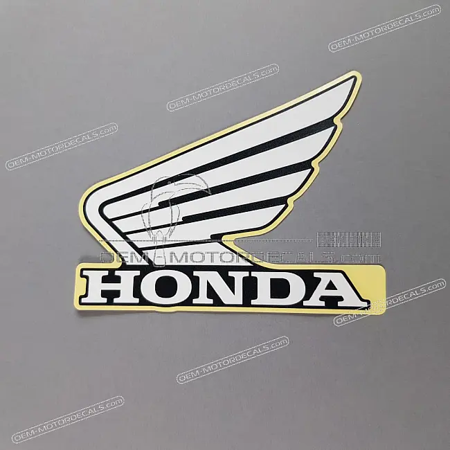 Honda CB650F Kraftstofftank Wing Emblem linke Seite OEM 86202MJEG00ZB