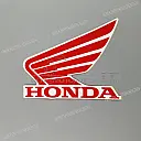 Emblemat Honda Wing na zbiornik paliwa, lewa strona