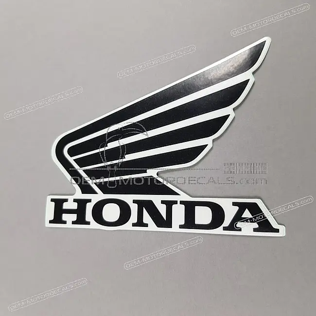 Honda CB500X Lewa strona owiewki Emblemat Honda Wing Oryginalny fabryczny OEM 86202MJVJ80ZC