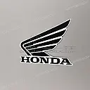 Linke Verkleidung Honda Wing Logo Aufkleber