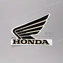 Kuipdeel Honda Wing embleem, linkerkant