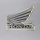 Brandstof tank Honda Wing embleem, linkerkant