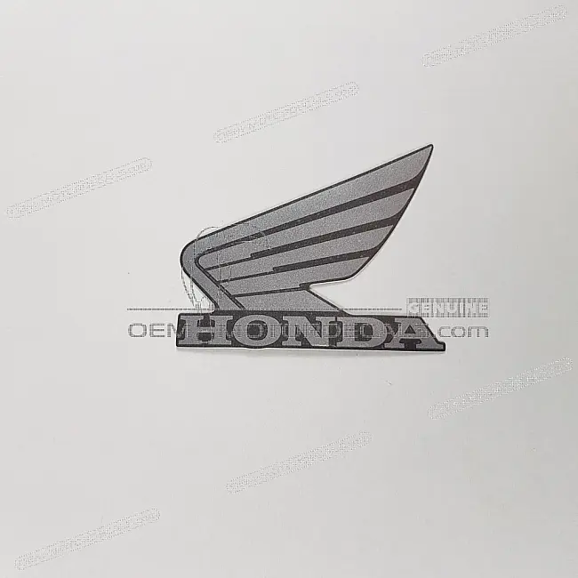 Honda CB500F depósito de combustible emblema Honda Wing lado izquierdo OEM 86202MKPDP0ZC