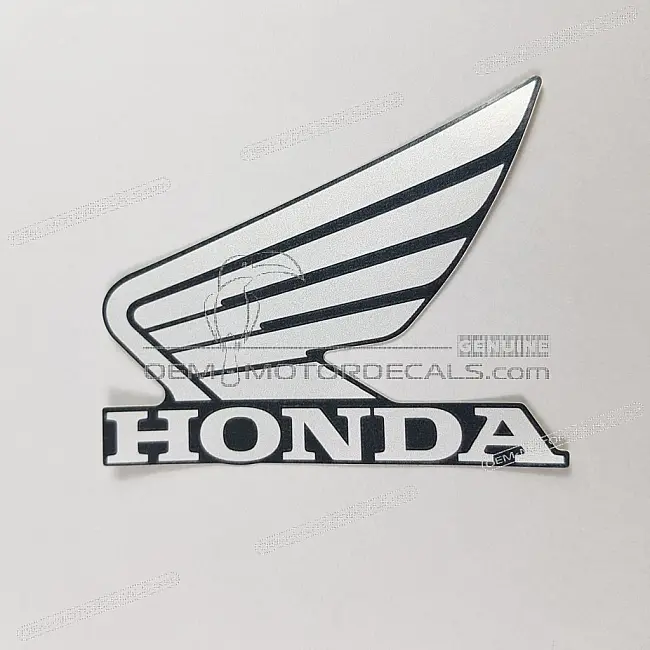 Honda CB500F Fuel tank Honda Wing emblem left side OEM 86202MKPJ40ZB