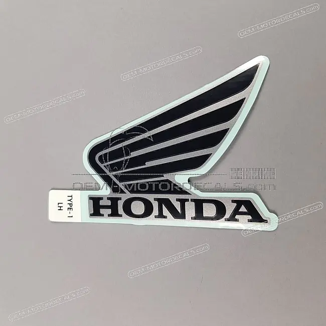 Honda CB500X Linkerkant Kuipdeel Honda Vleugel Logo Sticker OEM 86202MKPJ80ZB