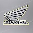 Emblema ad ala Honda per serbatoio, lato sinistro