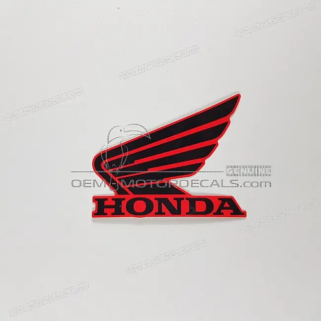 Honda CBR650R Kraftstofftank Wing-Emblem linke Seite OEM 86202MKYDN0ZA