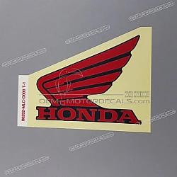 Side cowling decal, left side
