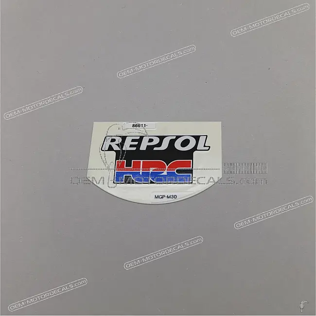 Honda CBR600RR Emblemat REPSOL (HRC) na błotnik przedni OEM 86611MGPM30ZA