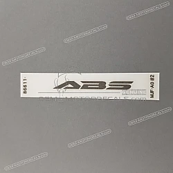 Front fender decal, right side