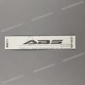 Front fender decal, right side