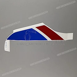 Front fender decal, right side