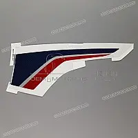 HONDA Pegatina de guardabarros delantero, lado derecho 86611-MKK-DA1ZA