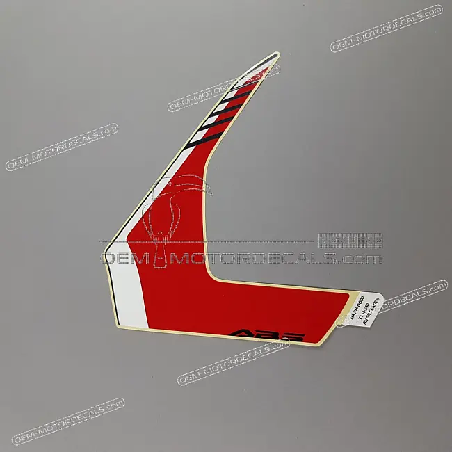 Honda CB500X Adesivo parafango anteriore lato destro OEM 86611MKPDQ0ZC Grafica Originale di Fabbrica