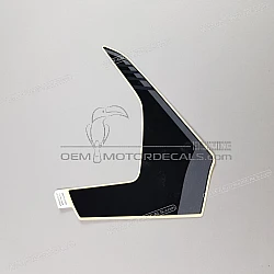 Front fender decal, left side