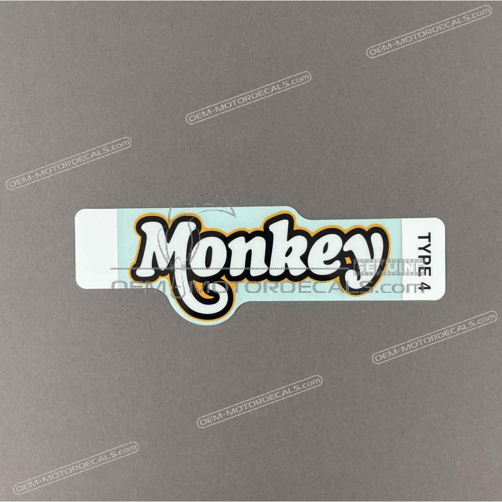 Authentique autocollant graphique emblème Monkey Honda flanc de carénage 86641K0FT00ZA d'origine usine